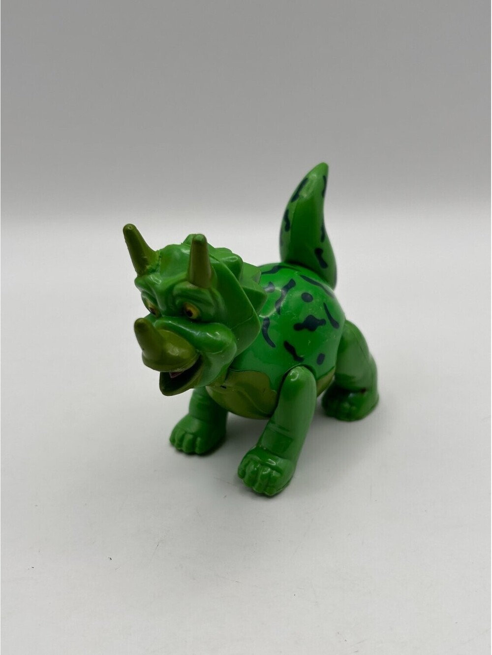T-Rex Cafe 3561-30612 Triceratops Dinosaur Figure Green BPA Free